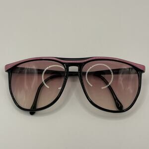 Bausch + Lomb Sunglasses Style V111/W0143 Women Black/Pink Eye Wear Made Italy